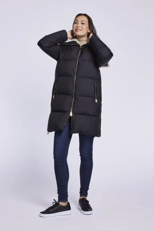 3020 Down coat with shearling collar January Special  $350