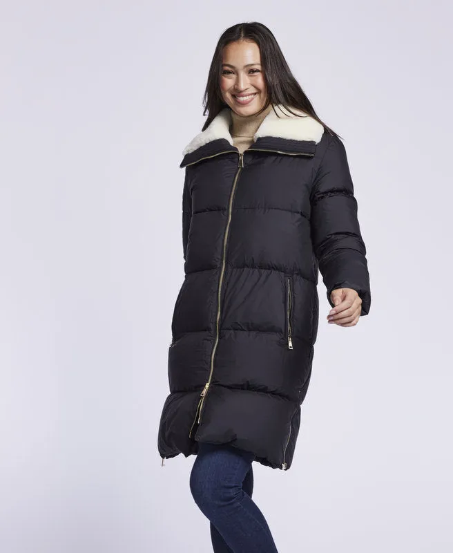 3020 Down coat with shearling collar January Special  $350