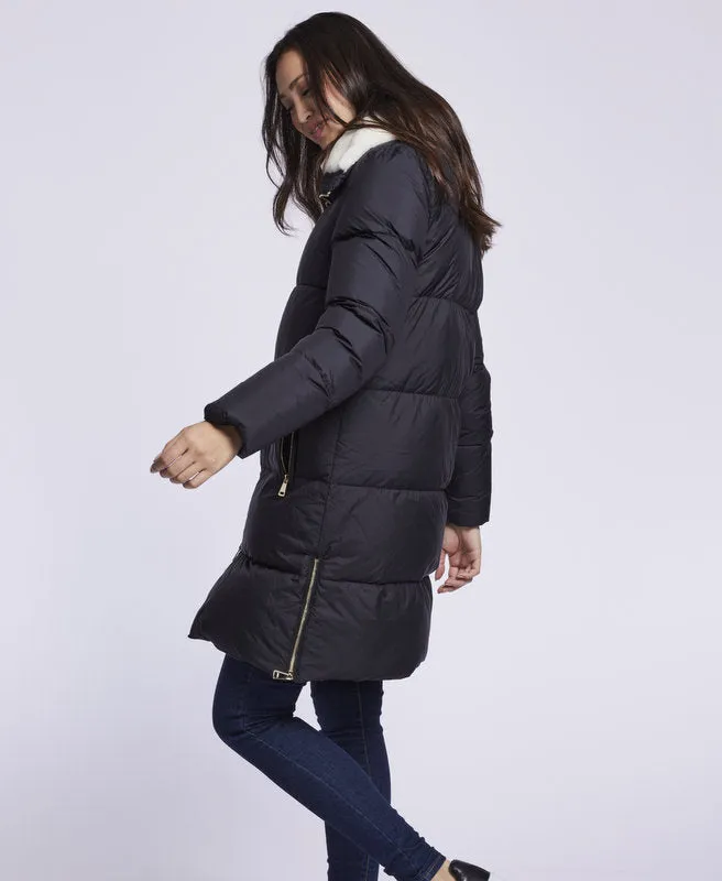 3020 Down coat with shearling collar January Special  $350