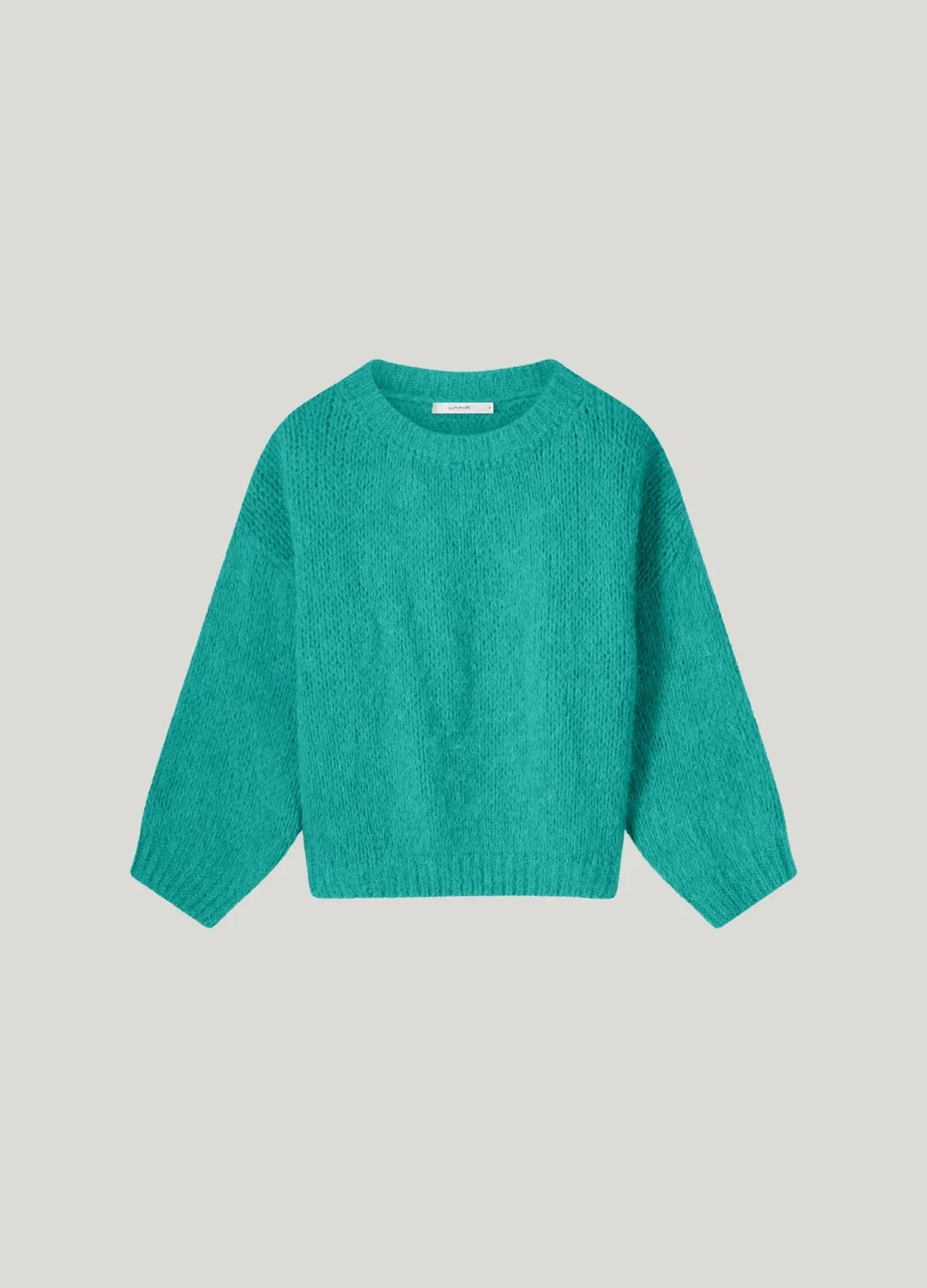 Alpaca Blend Sweater - Peacock