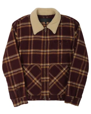 Shearling Flannel Jacket